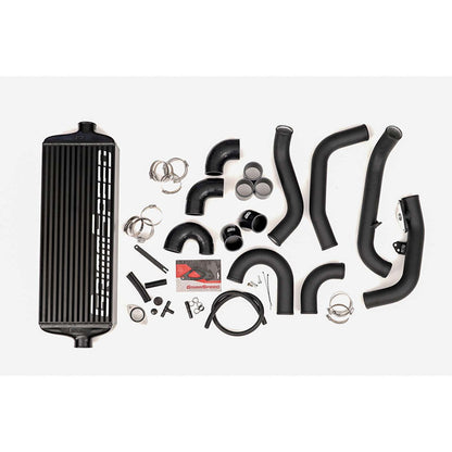 GrimmSpeed Front Mount Intercooler Kit Black Core w/ Black Piping - 2015-2021 Subaru WRX / STI