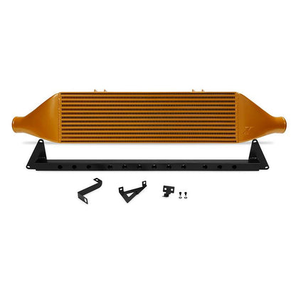 Mishimoto Front Mount Intercooler and Crash Beam Gold  - 2008-2014 Subaru STI