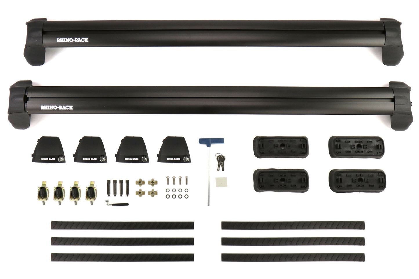 Rhino-Rack Vortex 2500 RS Black 2 Bar Roof Rack - 1993-2001 Subaru Impreza Sedan