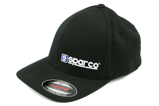 Sparco Hat Lid Black Small/Medium FlexFit Tuning - Universal