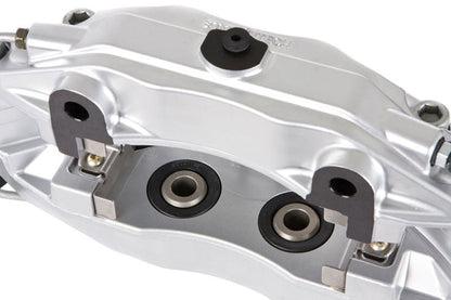 Stoptech ST-40 Big Brake Kit Front 332mm Silver Slotted Rotors - 2004 Subaru STI