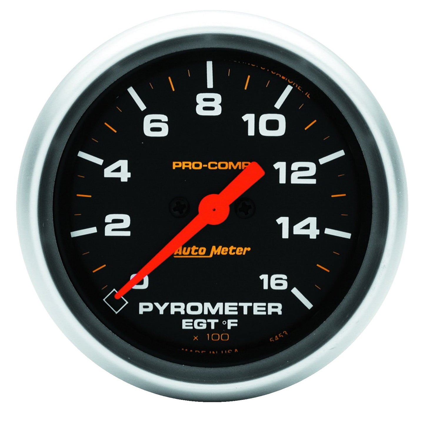 Autometer Pro-Comp EGT Exhaust Gas Temperature Gauge 2-5/8in - Universal