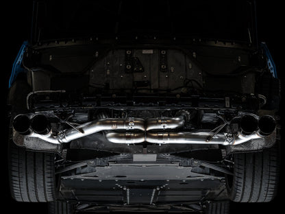 AWE Track Edition Exhaust for C8 Corvette -- Diamond Black Tips