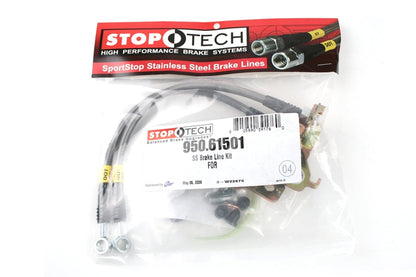 Stoptech Stainless Steel Brake Lines Rear - 2005-2010 Ford Mustang