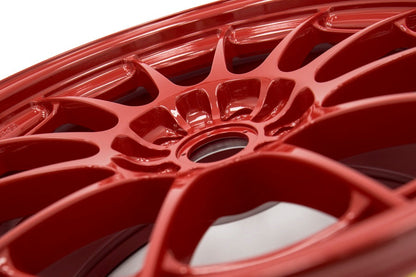 Enkei NT03+M Competition Red 18x9.5 +40 5x100 (Single Wheel) - 2013-2024 Subaru BRZ / Scion FR-S / Toyota GR86 / 2014-2018 Subaru Forester