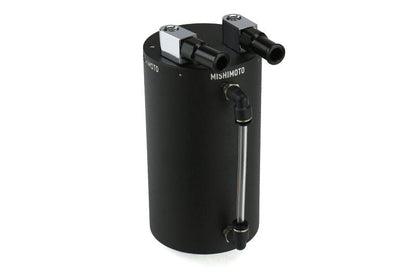 Mishimoto Aluminum Oil Catch Can Wrinkle Black - Universal