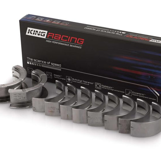King Engine Bearings Ford 260CI/289CI/302 5.0L Windsor (0.010X Size) Main Bearing Set