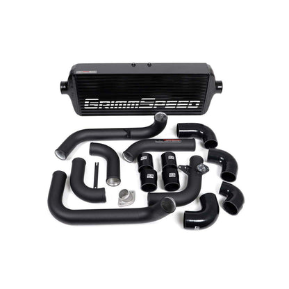 Grimmspeed Front Mount Intercooler Kit Black Core w/ Black Piping - 2008-2014 Subaru WRX / STI