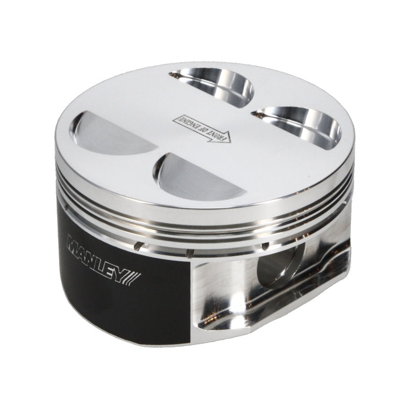 Manley Nissan GT-R 3.8L VR38DETT 99mm Bore 9.8:1 CR -2cc Dish Extreme Duty Piston Set w/ Rings