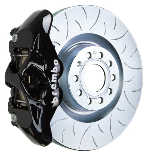 Brembo GT Systems Monobloc 4 Piston 345mm Slotted Black - Volkswagen Models (inc. 2006-2009 GTI)