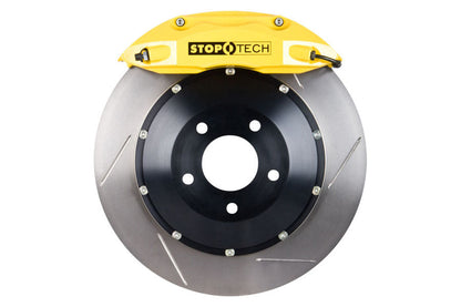 Stoptech ST-40 Big Brake Kit Front 332mm Yellow Slotted Rotors - 2004 Subaru STI