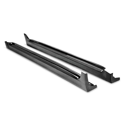 Seibon Carbon Fiber OE Style Side Skirts - 2011-2014 Subaru WRX / 2008-2014 STI