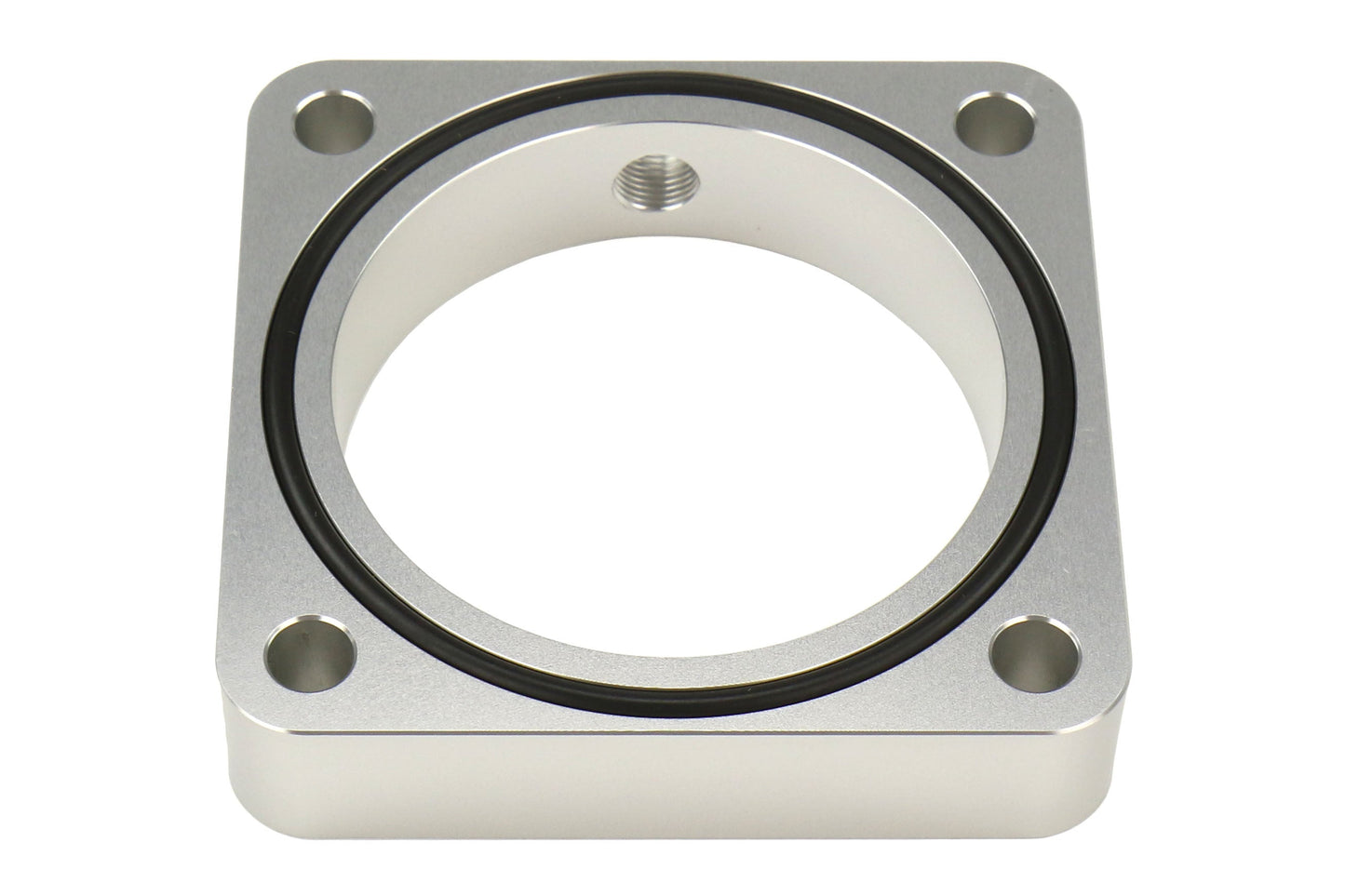 Torque Solution 19mm Throttle Body Spacer Silver - 2013-2021 Scion FR-S / Subaru BRZ / Toyota 86