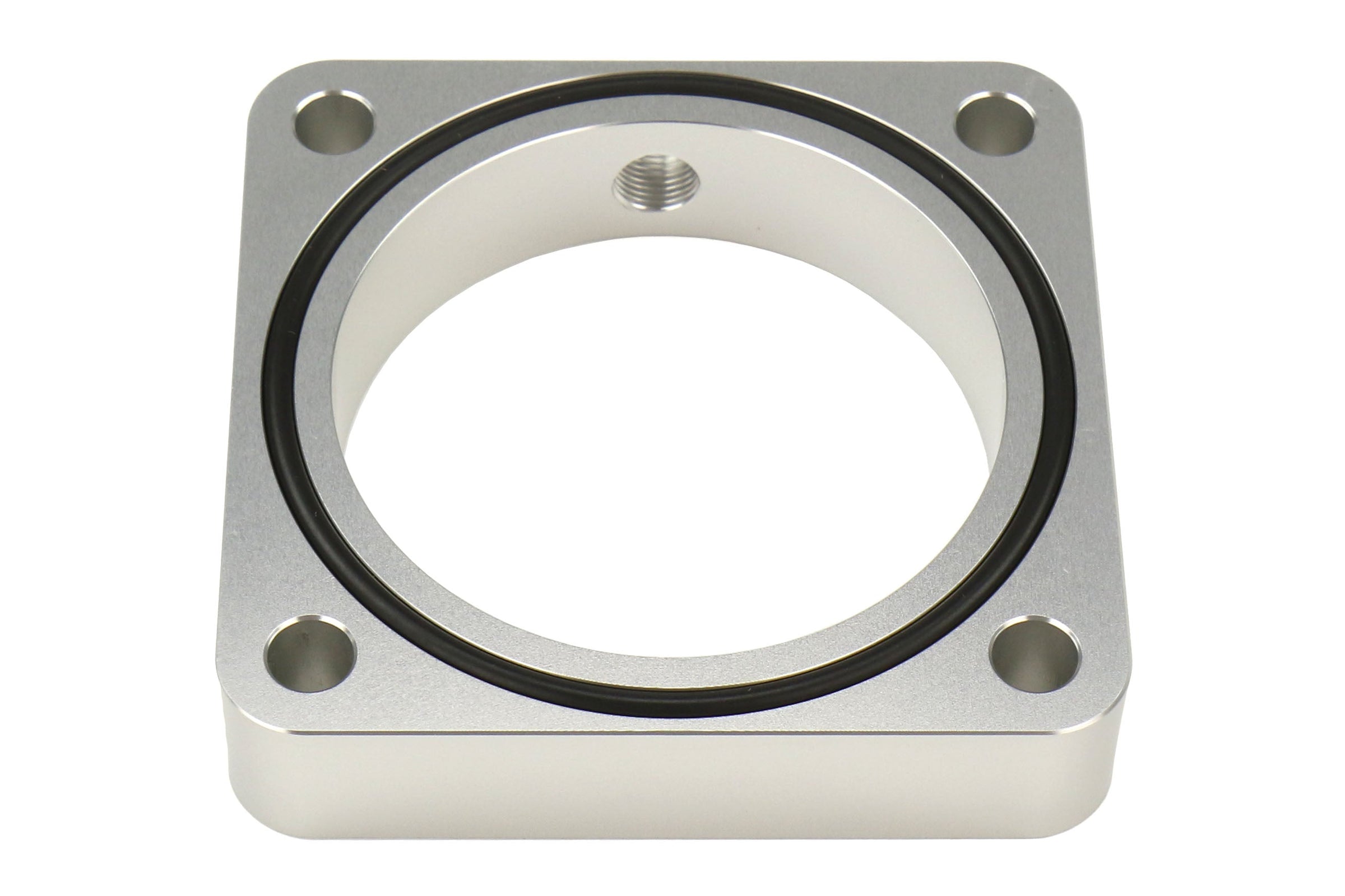 Torque Solution 19mm Throttle Body Spacer Silver - 2013-2021 Scion FR-S / Subaru BRZ / Toyota 86
