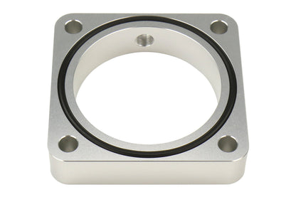 Torque Solution 19mm Throttle Body Spacer Silver - 2013-2021 Scion FR-S / Subaru BRZ / Toyota 86