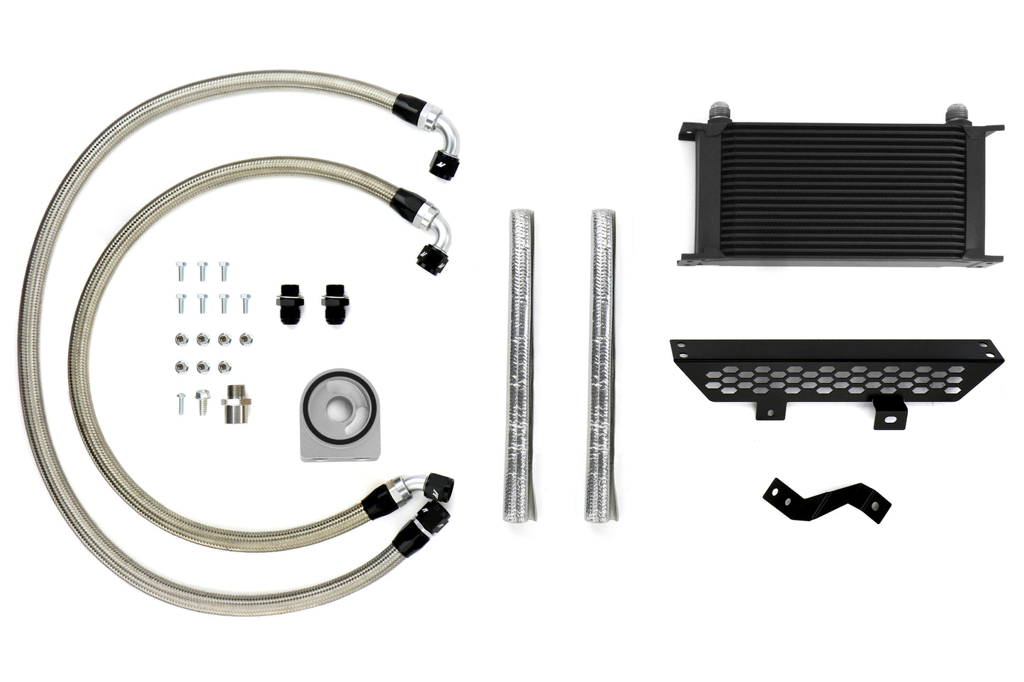 Mishimoto Oil Cooler Kit Black Non-thermostatic - 2013-2018 Ford Focus ST