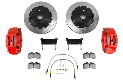 Stoptech ST-40 Big Brake Kit Front 355mm Red Slotted Rotors - 2013-2016 Scion FR-S / 2013-2020 Subaru BRZ / 2017-2019 Toyota 86