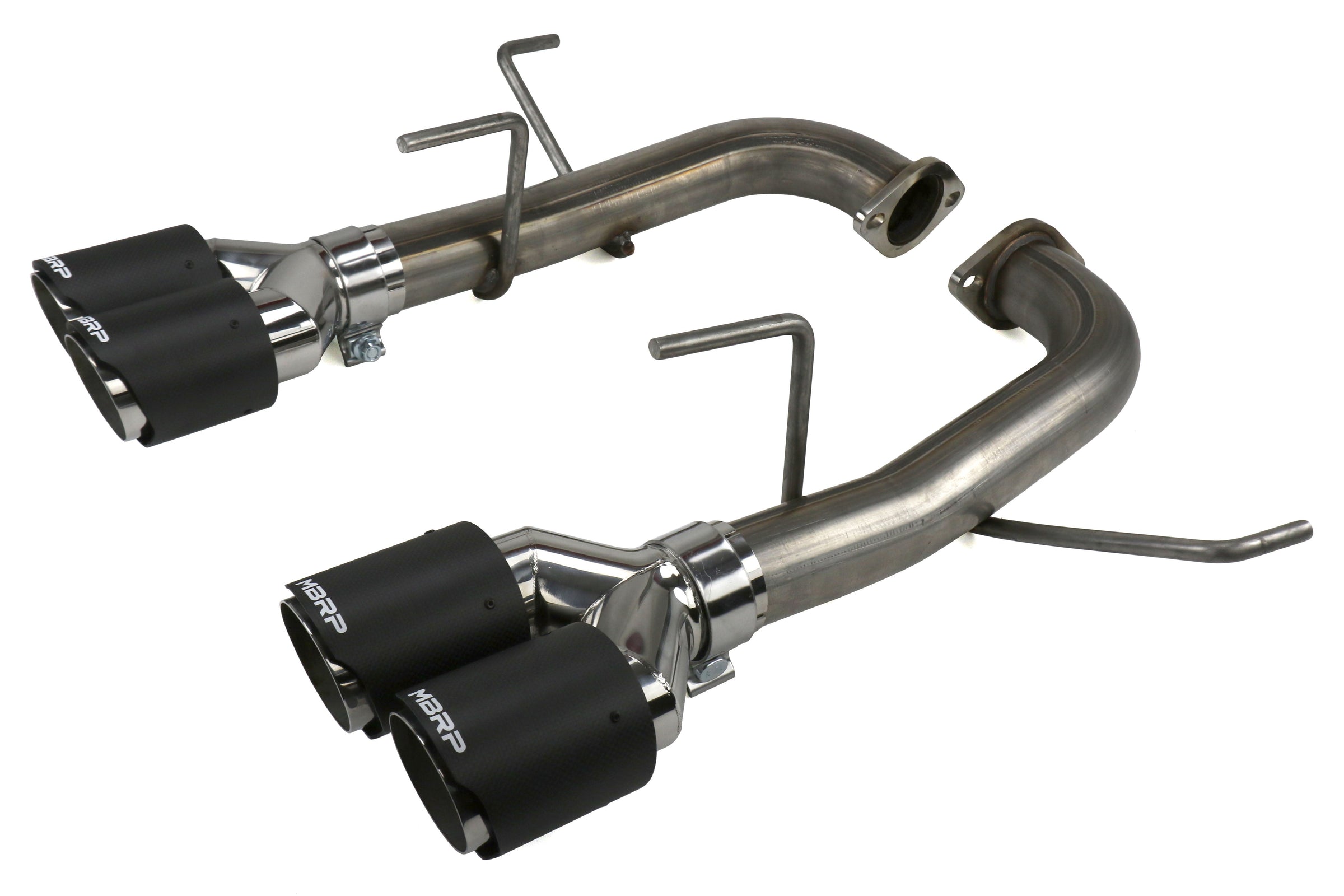MBRP 2.5in Quad Carbon Fiber Tip Axle Back Exhaust - 2015-2021 Subaru WRX / STI