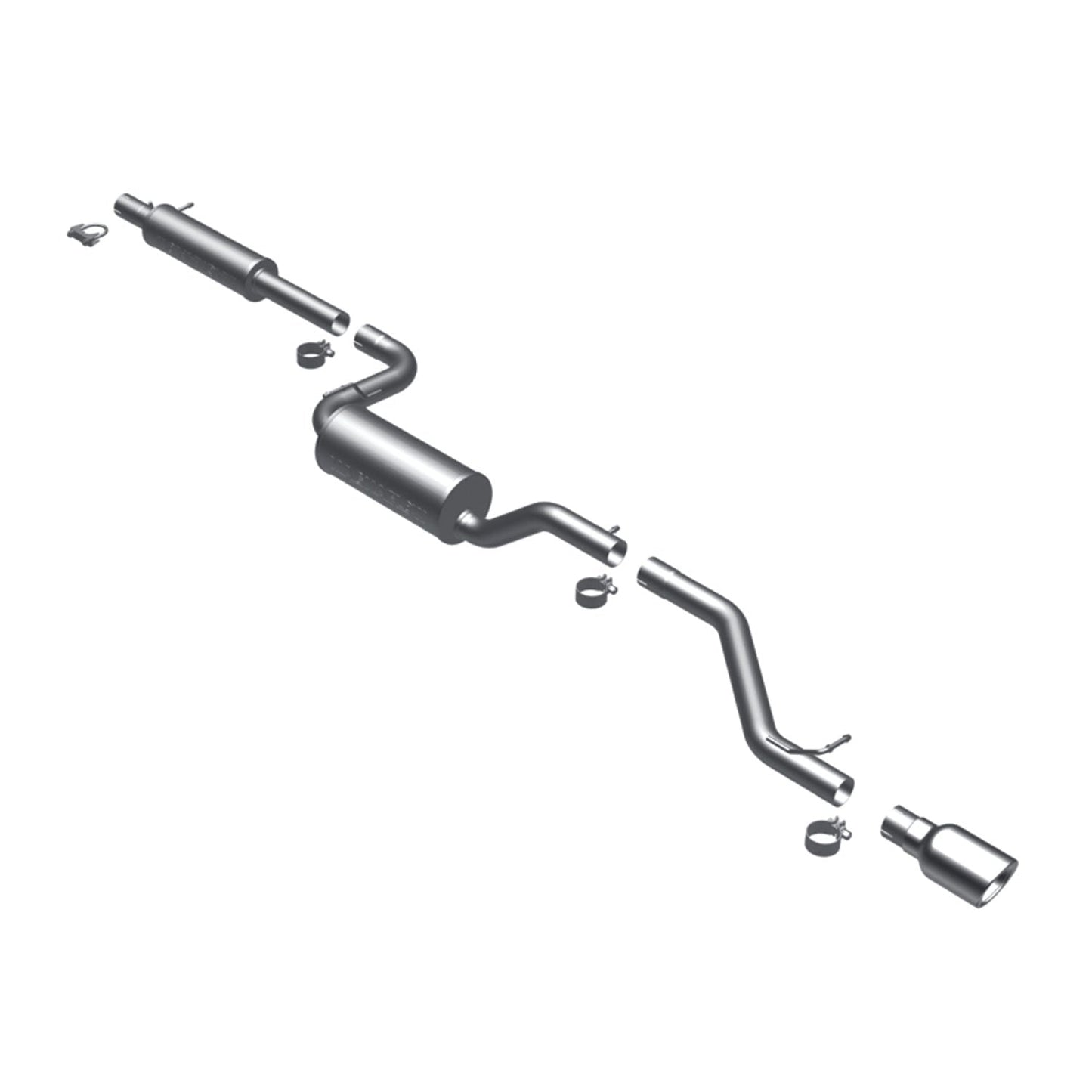 MagnaFlow Street Series Cat Back Exhaust System - 2007-2009 Mazda 3