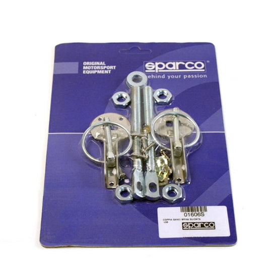 Sparco Hood Pins Silver Tuning - Universal