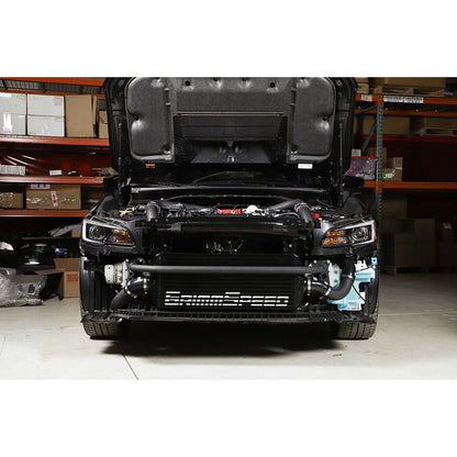 GrimmSpeed Front Mount Intercooler Kit Black Core w/ Black Piping - 2015-2021 Subaru WRX / STI