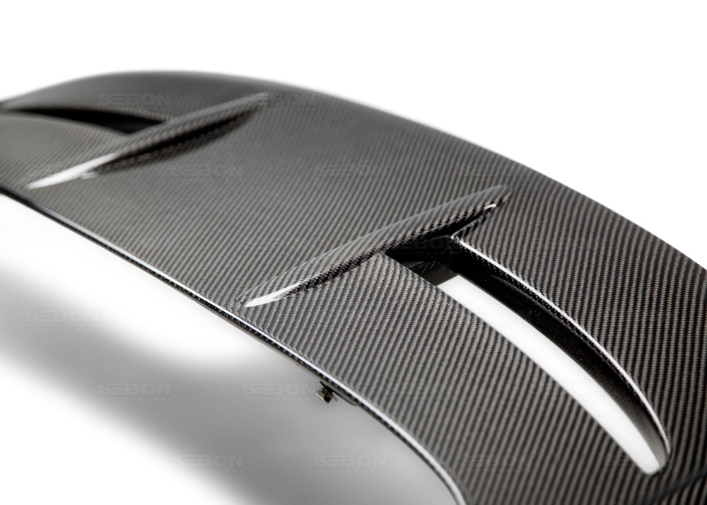 Seibon Carbon Fiber ST-Style Rear Spoiler - 2011-2019 Ford Fiesta Hatchback
