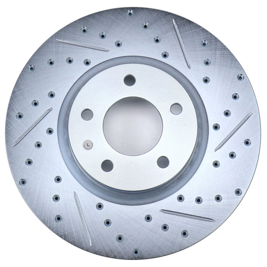 Stoptech C-Tek Sport Drilled and Slotted Front Left Rotor - 2007-2013 Mazda 3
