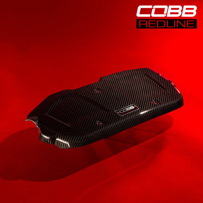 Cobb Redline Carbon Fiber Engine Cover - Gloss Finish - 2015-2021 Subaru WRX