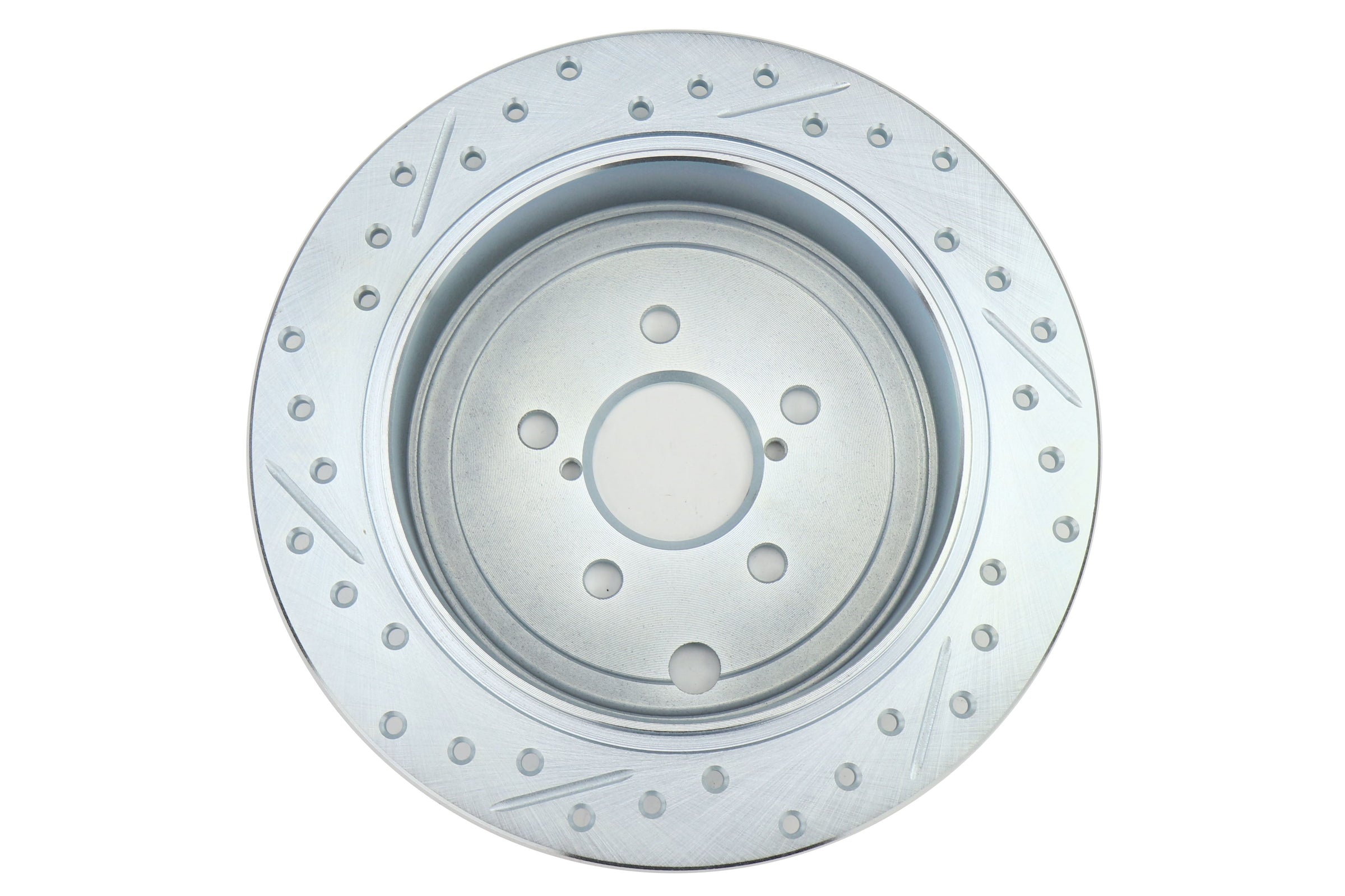 Stoptech C-Tek Sport Drilled and Slotted Rear Rotor Pair - Subaru Models (inc. 2008-2014 WRX)