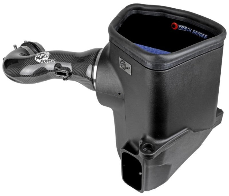 aFe 19 - 20 GM Trucks 5.3L/6.2L Track Series Carbon Fiber Cold Air Intake System With Pro 5R Filters - 4thto5thAutomotive