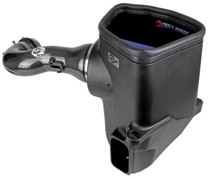 aFe 19 - 20 GM Trucks 5.3L/6.2L Track Series Carbon Fiber Cold Air Intake System With Pro 5R Filters - 4thto5thAutomotive