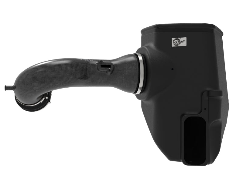 aFe 19 - 20 GM Trucks 5.3L/6.2L Track Series Carbon Fiber Cold Air Intake System With Pro 5R Filters - 4thto5thAutomotive