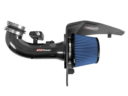 aFe 19 - 20 GM Trucks 5.3L/6.2L Track Series Carbon Fiber Cold Air Intake System With Pro 5R Filters - 4thto5thAutomotive