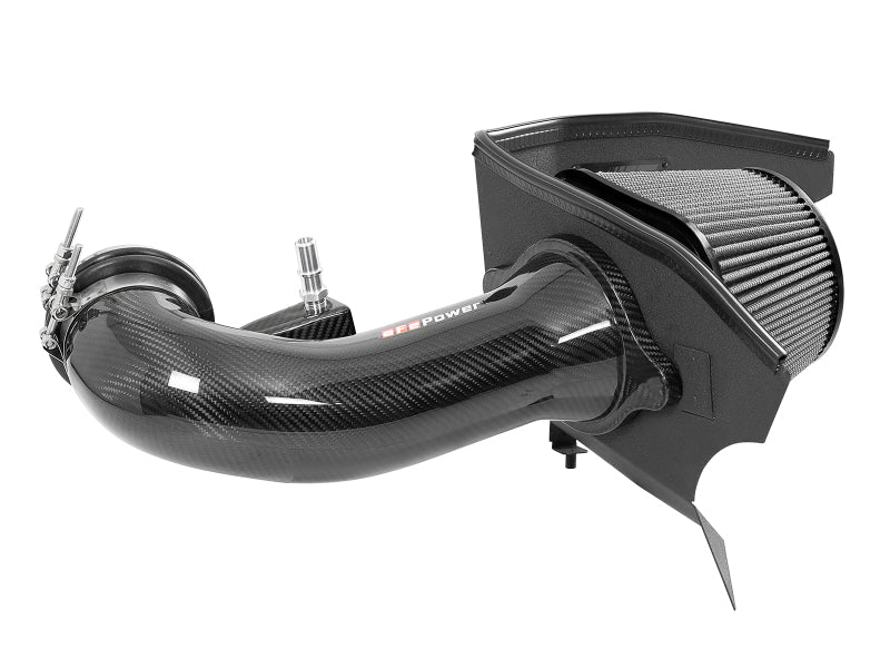 aFe 19 - 21 GM Trucks 5.3L/6.2L Track Series Carbon Fiber Cold Air Intake System W/ Pro Dry S Filters - 4thto5thAutomotive