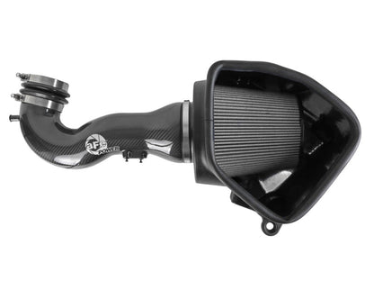 aFe 19 - 21 GM Trucks 5.3L/6.2L Track Series Carbon Fiber Cold Air Intake System W/ Pro Dry S Filters - 4thto5thAutomotive