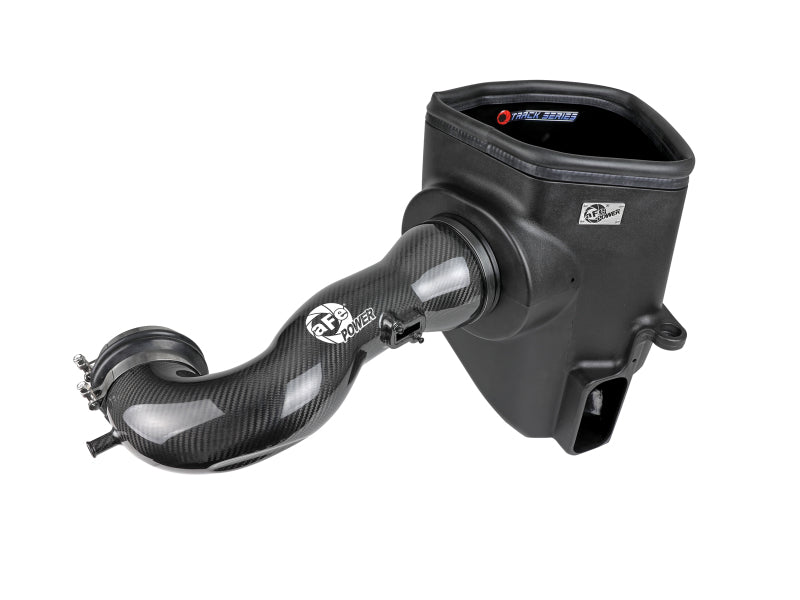 aFe 19 - 21 GM Trucks 5.3L/6.2L Track Series Carbon Fiber Cold Air Intake System W/ Pro Dry S Filters - 4thto5thAutomotive