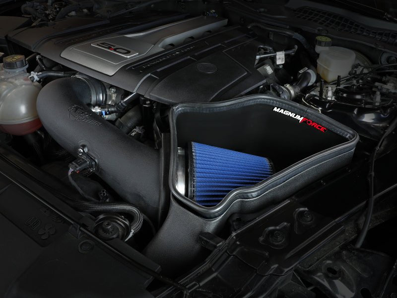 AFe Magnum FORCE Stage - 2 Cold Air Intake System w/Pro Dry S Media 18 - 19 Ford Mustang - 4thto5thAutomotive