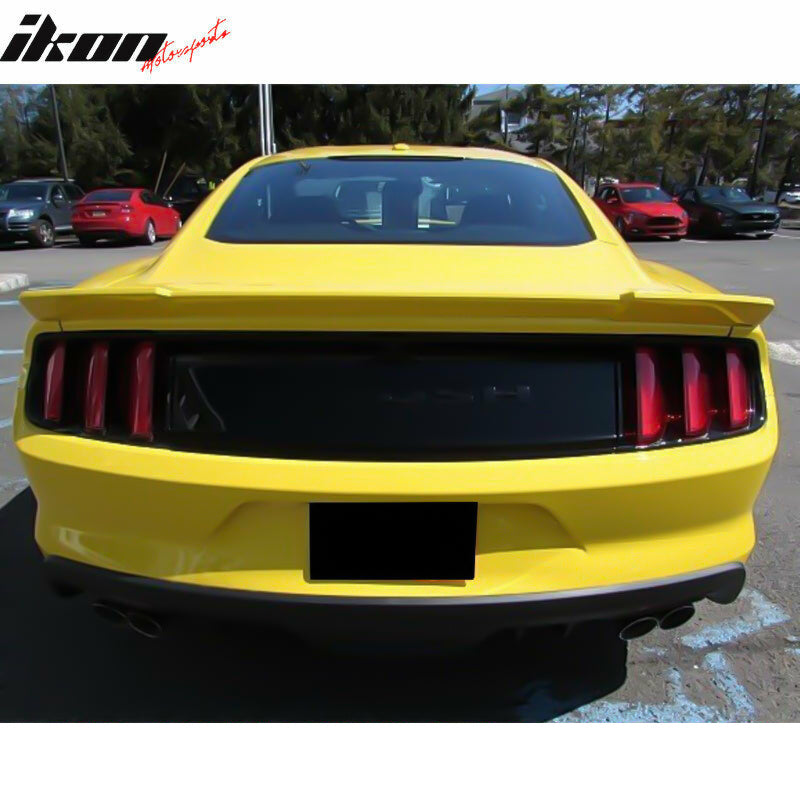 Fits 15-23 Ford Mustang Coupe Rear Spoiler Wing #H3 - Triple Yellow