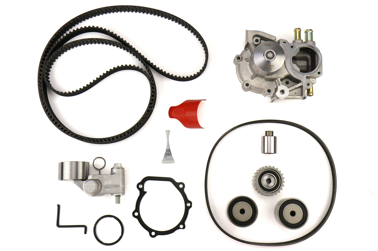 Gates Timing Belt Kit w/Water Pump and Stretch Belt - 2008-2014 Subaru STI