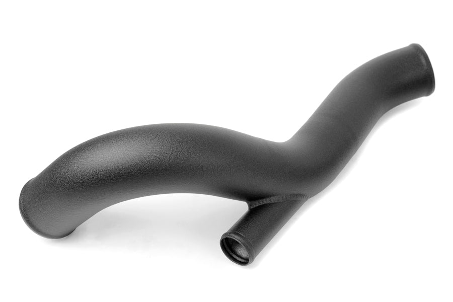 AMS Lower Intercooler Pipe Black - 2008-2015 Mitsubishi Evo X