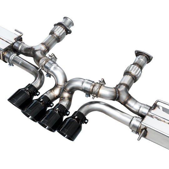 AWE SwitchPath Exhaust for C8 Corvette Z06 - Diamond Black Tips