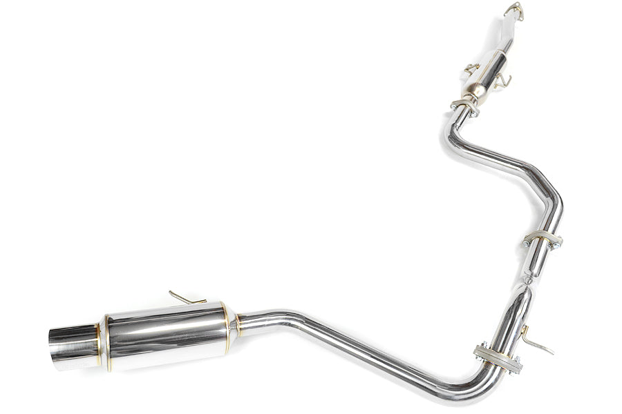 Invidia N1 Cat Back Exhaust - Stainless Steel Tip - 1988-1991 Honda CRX