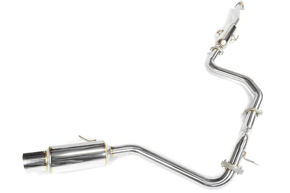 Invidia N1 Cat Back Exhaust - Stainless Steel Tip - 1988-1991 Honda CRX