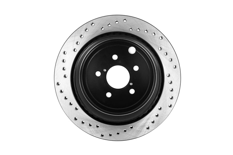 Stoptech Street Axle Pack Drilled Rear - 2013-2016 Scion FR-S / 2013-2020 Subaru BRZ / 2017-2019 Toyota 86