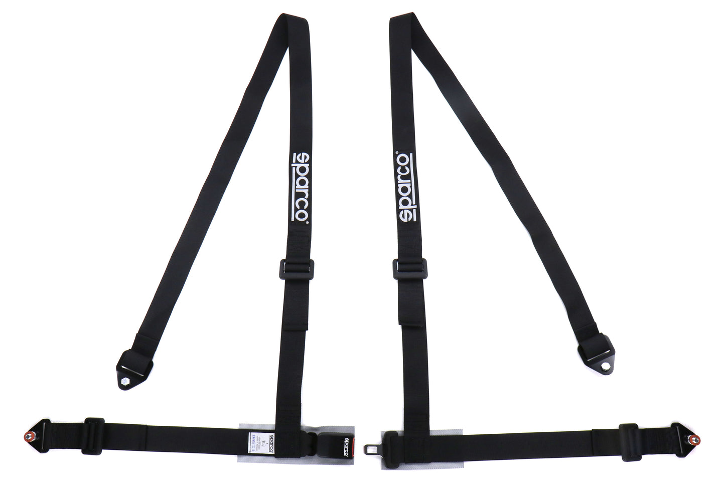 Sparco Belt 2 Inch 4-Point Bolt-In Harness Black - Universal