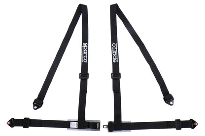 Sparco Belt 2 Inch 4-Point Bolt-In Harness Black - Universal