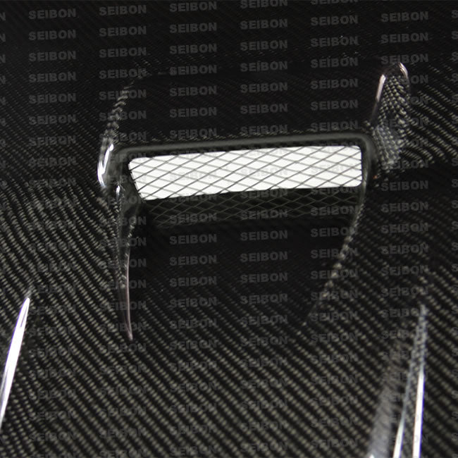 Seibon Carbon Fiber DV Style Hood - 2008-2009 Mitsubishi Lancer