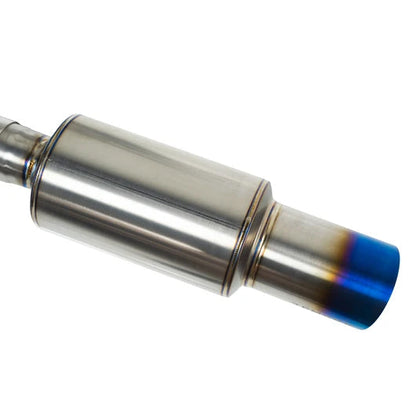 Remark R1-Spec Catback Exhaust Titanium Muffler Section w/ Burnt Tip  - 2015-2021 Subaru WRX / STI