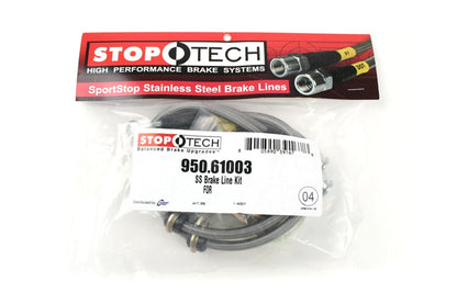 Stoptech Stainless Steel Brake Lines Front - 2005-2010 Ford Mustang