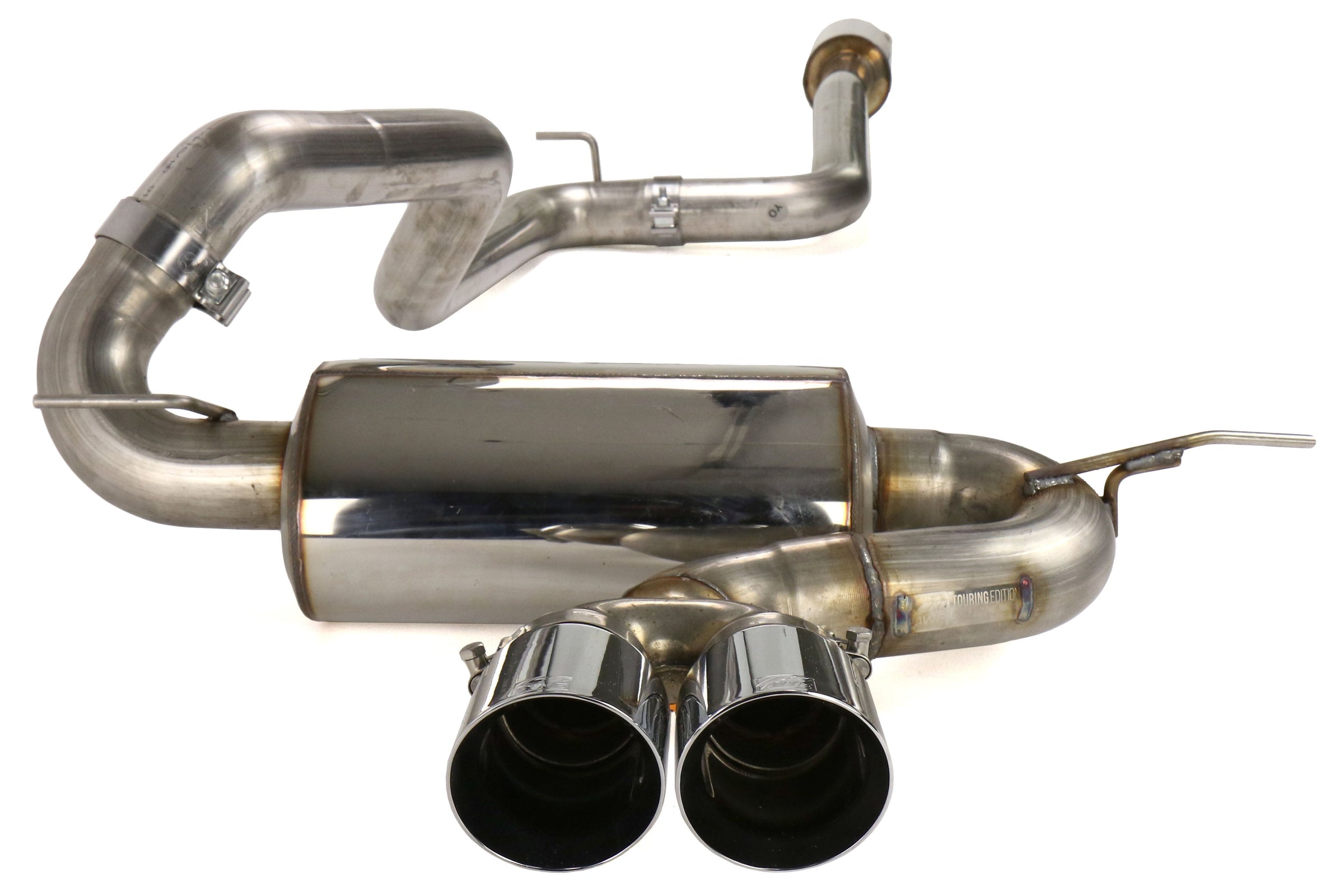 AWE Touring Edition Resonated Cat-Back Exhaust (Chrome Silver Tips) - 2013-2018 Ford Focus ST